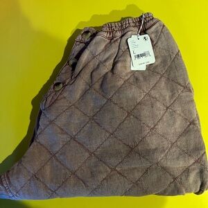 free people quilted joggers